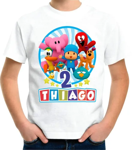 Playeras Pocoyo Personalizada Fiesta Regalos Recuerdo Cumple MercadoLibre