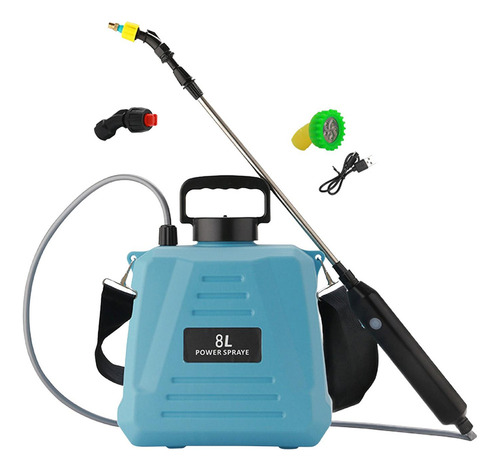 Rociador Eléctrico De Césped, Varitas 8 Litros Azul
