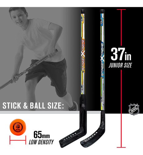 Set De Hockey Callejero Franklin Sports Nhl Con Equipo De Po