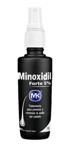 Imagen 1 de 7 de Minoxidil Forte Mk Solución Tópica 5% Frasco X 60 Ml