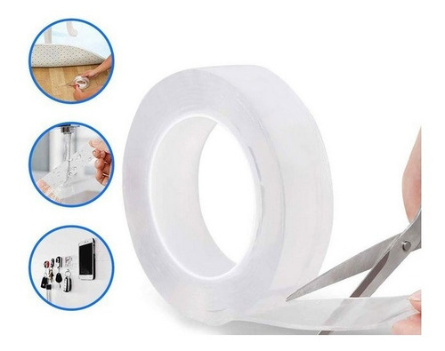 Fita Ultra Dupla Face Transparente 3 Metros
