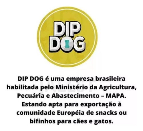 Kit 12 Orelha Bovina Desidratada Dip Dog + Especial