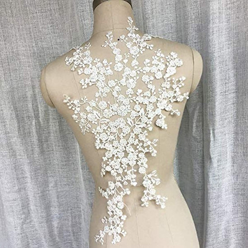 Apliques De Encaje De Alta Calidad Para Vestido De Novia