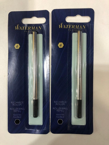 Imagen 2 de 2 de Repuesto Waterman Roller Ball Refill Negro