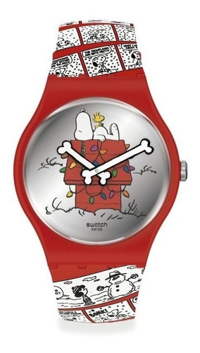 Reloj Swatch Snoopy Chomp Peanuts So29z109 Tienda Oficial