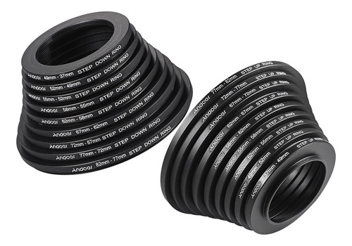 Kit Adaptador Ring Down Step Up, Filtro De 18 Piezas