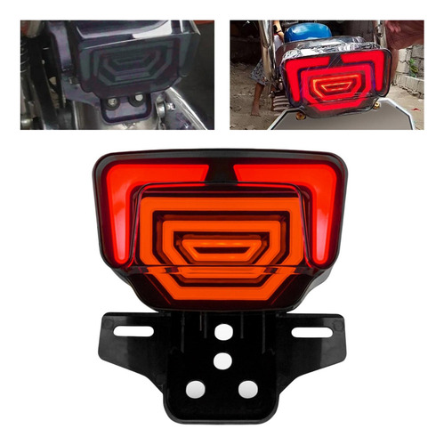 Luz Trasera Led For Motocicleta, Luz Trasera Luz Roja