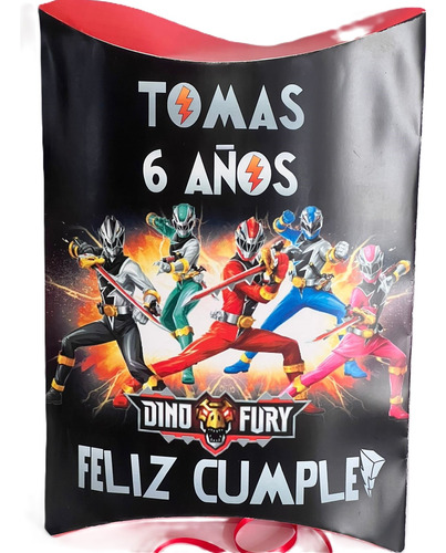 Piñata Personalizada Pillow Power Ranger Dino Fury