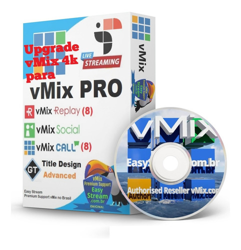 Vmix Upgrade 4k Para Pro Oficial ( Em 12 X Sem Juros )