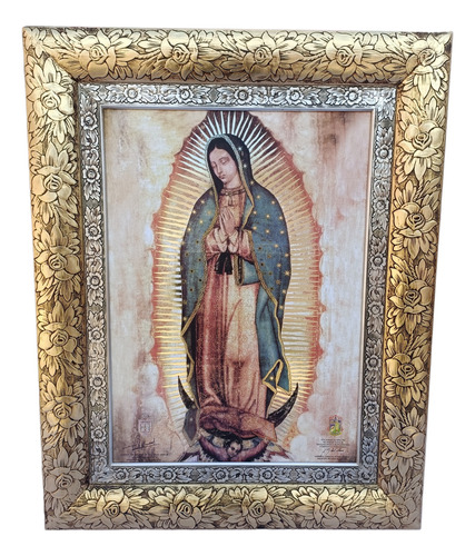 Cuadro De La Virgen De Guadalupe ( 1.20 M X 90 Cm )