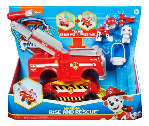 Paw Patrol Rise And Rescue Lanza Misiles Con Personajes