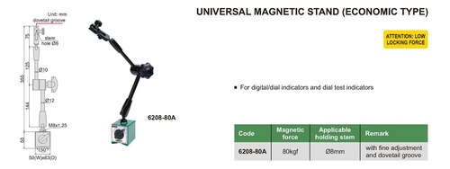 Base Magnetica Articulada Insize (80kg)