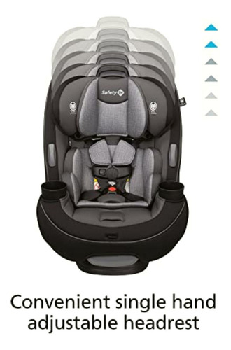 Safety 1st Auto Asiento Grow And Go 3 En 1, Carbon Rose