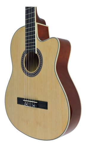 Violão Deviser Profiss Nylon Ac Cutway L-330 Nt+ Capa+ Afin