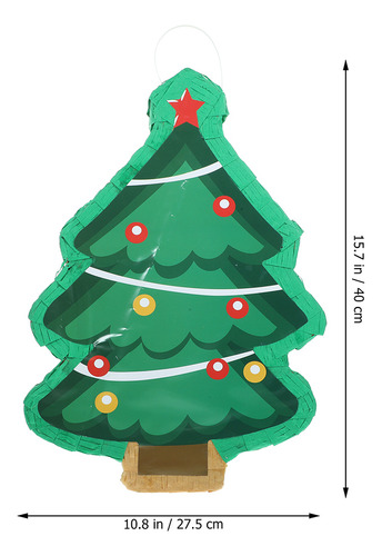 1 Juego De Piñatas Con Forma De Árbol De Navidad Para Fiesta