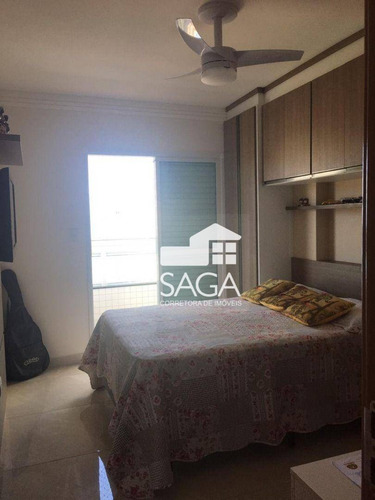Imagem 17 de 30 de Todo Planejado E Decorado! Vista Mar! Apartamento Com 3 Dormitórios À Venda, 128 M² Por R$ 900.000 - Canto Do Forte - Praia Grande/sp - Ap4135