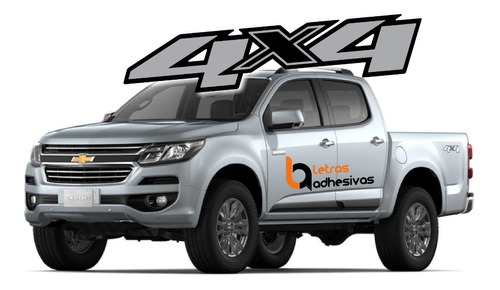 Emblema Adhesivo 4x4 Chevrolet Colorado - (juego Par)