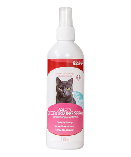 Bioline Desodorante En Spray Para Gato, 175ml