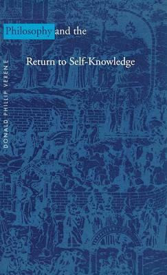 Libro Philosophy And The Return To Self-knowledge - Donal...