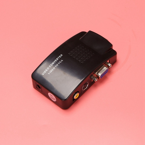 Adaptador Av A Vga Convertidor Rca Vga Pc Rca Compuesto Sv