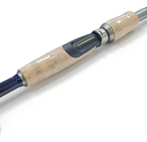 Caña de pescar Poseidon Trident de 33 libras con carrete, 2 partes, 2,40 m