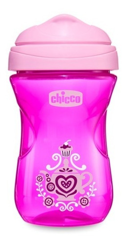 Imagen 1 de 2 de Vaso Easy Cup Chicco Antiderrame 2 En 1 Para Bebes +12m