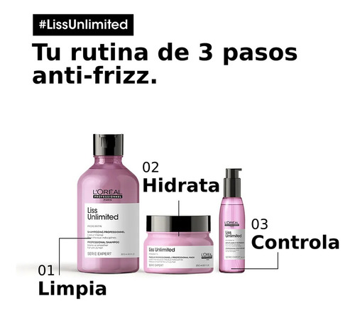 Sérum Finalizador Liss Unlimited 125ml L'oréal Professionnel