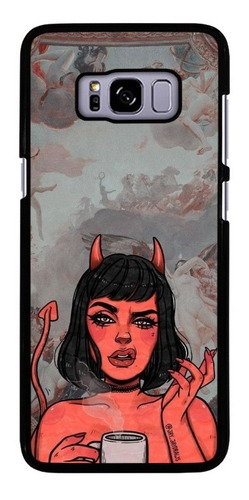 Funda Cel Protector Para Samsung Galaxy Demonio Diablita 01