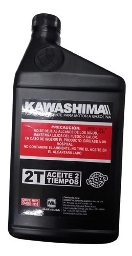 Aceite De 2 Tiempos Kawashima 4 Piezas