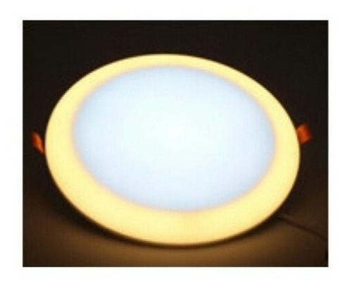 Panel Lampara Led Redondo 2 Colores 30w 6500k + 3000k