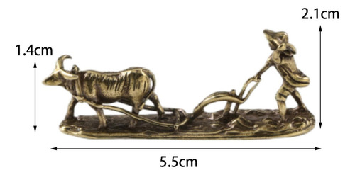 Elegante Figura De Latón Para Decoración Del Hogar
