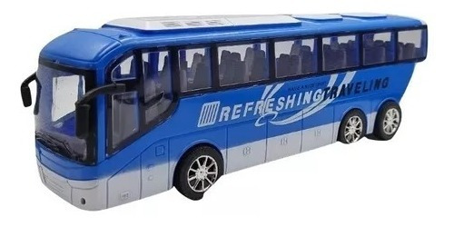 Imagen 4 de 7 de Super Bus Micro Colectivo Larga Distancia A Friccion 31 Cm