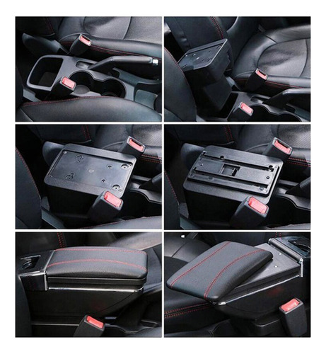 Reposabrazos Universal Para Coche, Caja De Almacenamiento, C