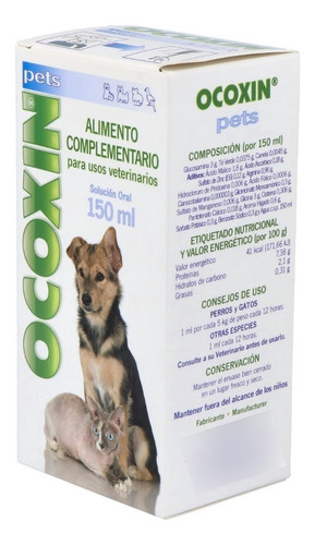 Ocoxin Suplemento Perros Y Gatos Por 150ml