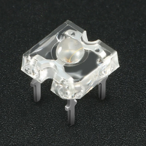 10 X Led 3mm Piraña 80 Grados Ultra Brillante Blanco
