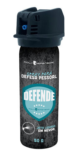 Spray Defesa Pessoal Jato Nevoa 50g Poly Defensor Ntk