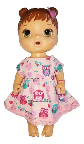 Roupas Baby Alive 3 P s 1 Vestido 1 Calcinha Tiara Promo o R 37 9