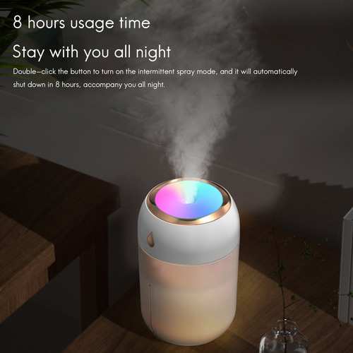 Umidificador De Ar Portátil De 330 Ml, Difusor De Óleo Essen