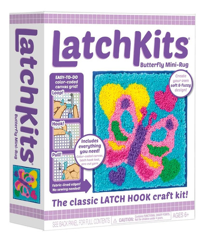 Latchkits  Mariposa  Divertido Juego De Manualidades Con G