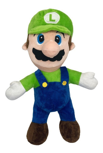 Peluche Muñeco Mario O Luigi Bros Súper Mario Bros 22 Cm