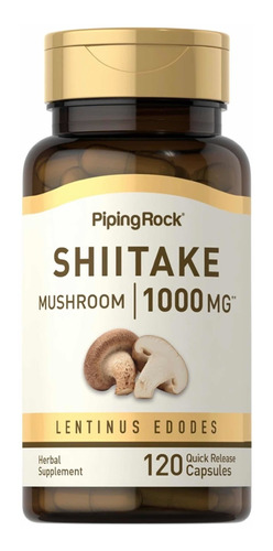 Shiitake Mushroom 1000 Mg X 120 Cápsulas - Piping Rock