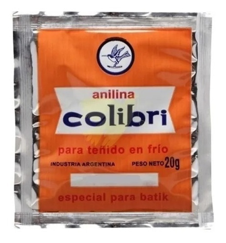 Anilina Colibri Para Teñido En Frio X 20 G Los Colores Color Purpura