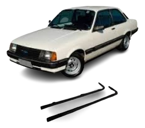 Friso Spolier Da Saia Dianteira Linha Chevette 83 A 93 Novo!