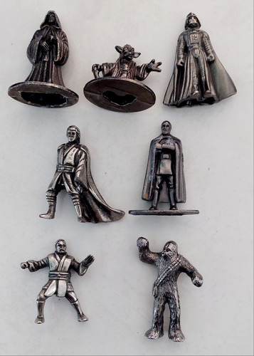 Colección De Figuras Star Wars Metalicas De Bimbo 2005. C33 (Usado)