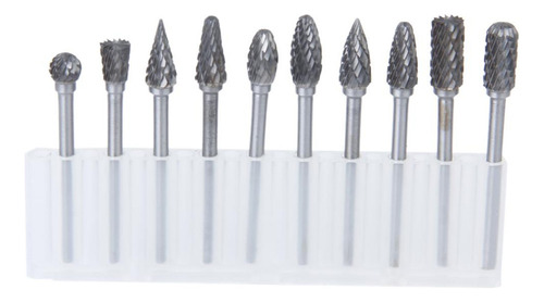 An 10pcs Acero De Tungsteno Yg8 Carburo Rotary Burr