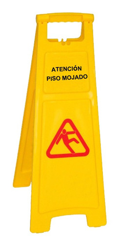 Señales Plásticas De Piso Mojado Atención - Equilimp