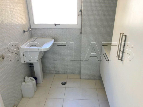 Imagem 12 de 15 de Flat Alto Padrão Em Moema Sem Mobília - Sf34809