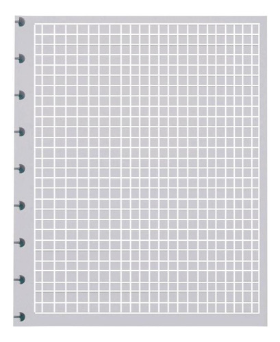 Refil Caderno Inteligente 120g M Linhas Brancas Quadriculado