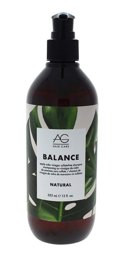 Ag Hair Natural Balance Champú, Vinagre De Sidra De Manzana