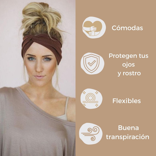 Vincha Turbante Para Mujer Headwrap Colores A Elegir 24pz